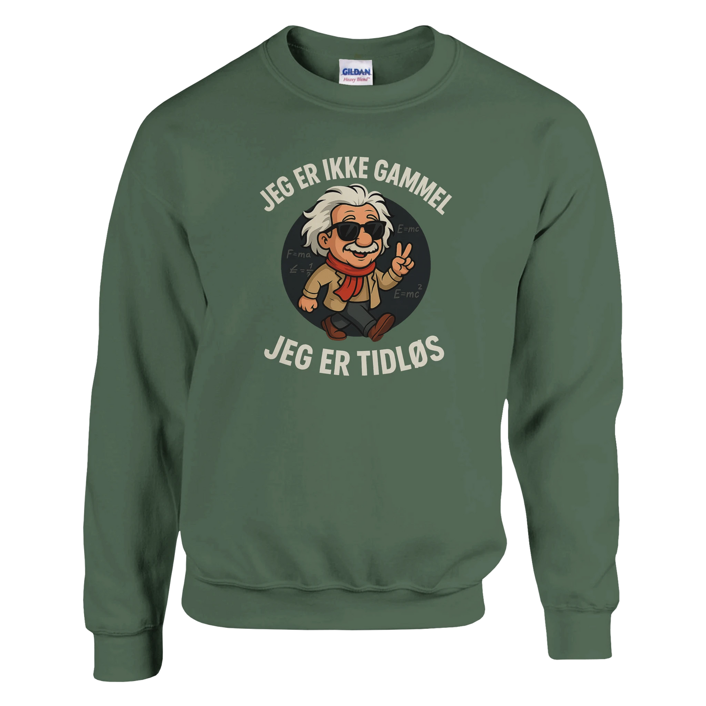 Jeg er tidløs -Morsom Tekstprint - Norsk design