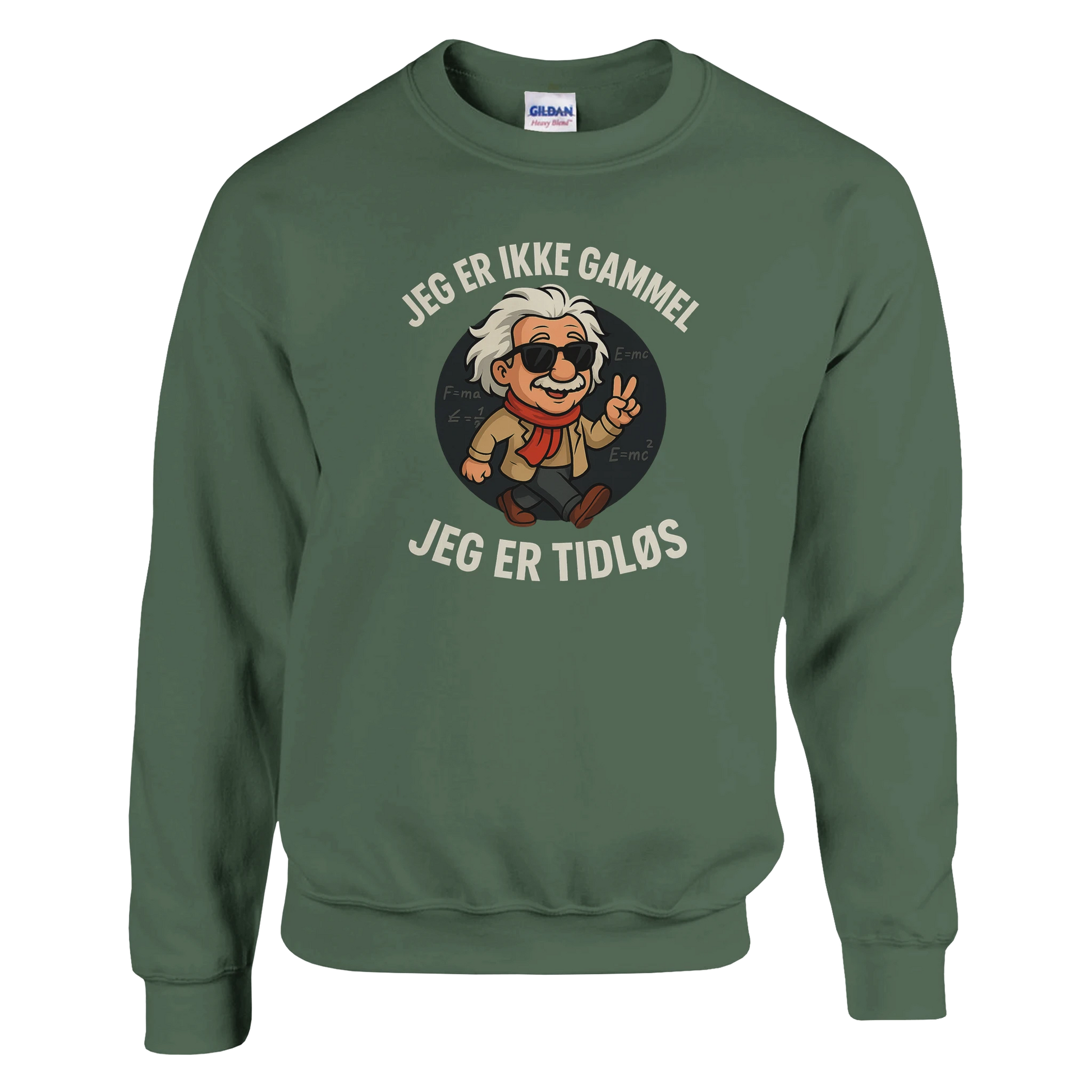 Jeg er tidløs -Morsom Tekstprint - Norsk design