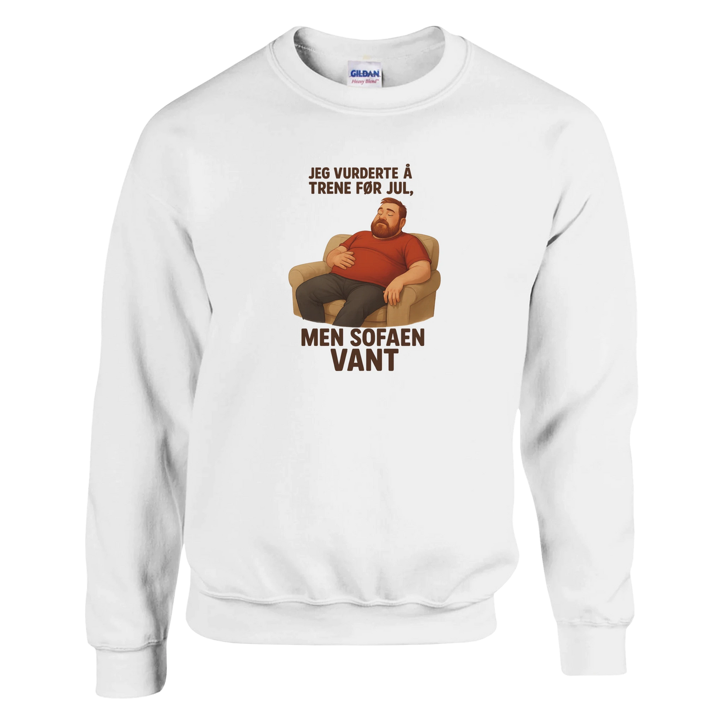 Sofaen vant -Morsom Tekstprint - Norsk design