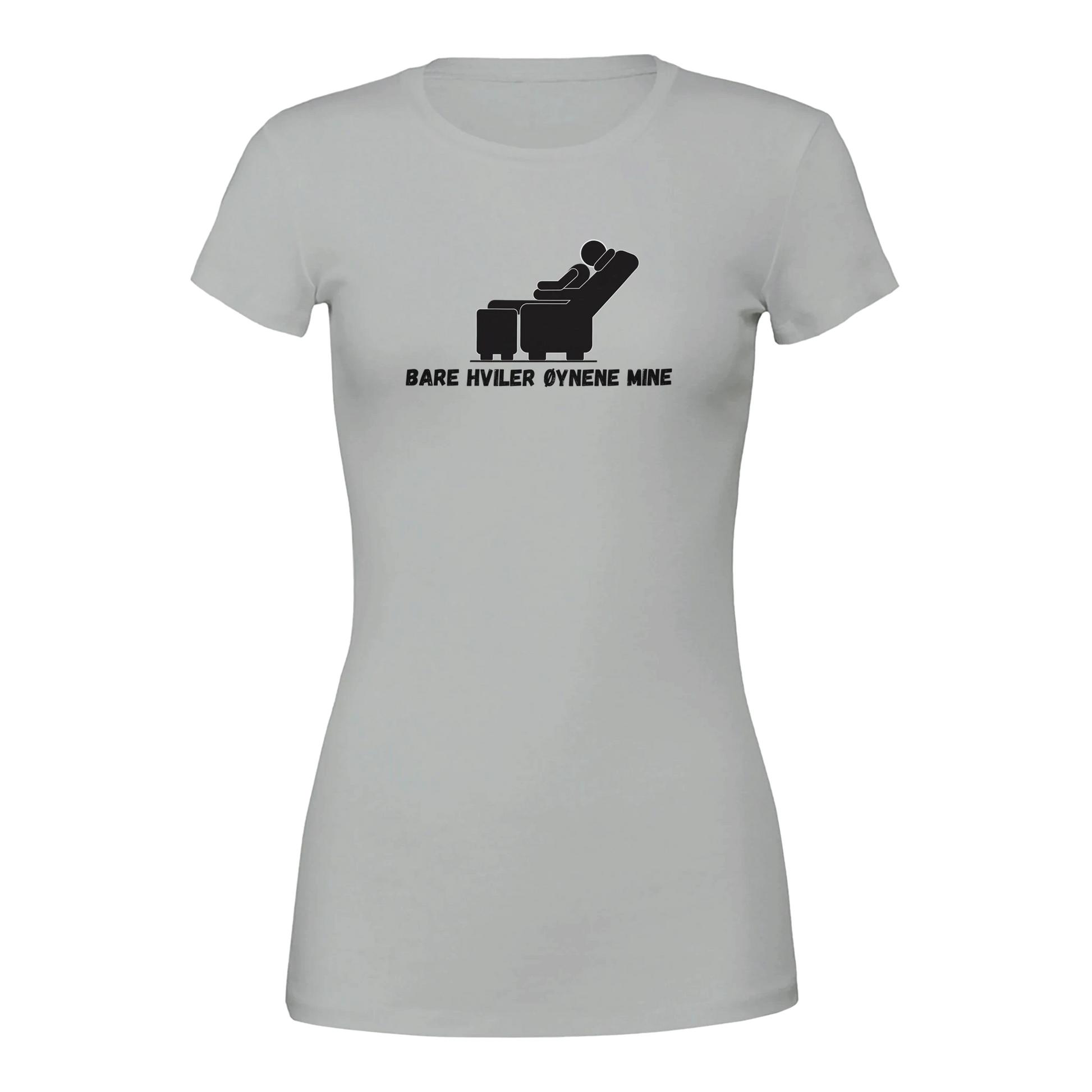 Bare Hviler Øynene Mine -Morsom Tekstprint - Norsk design