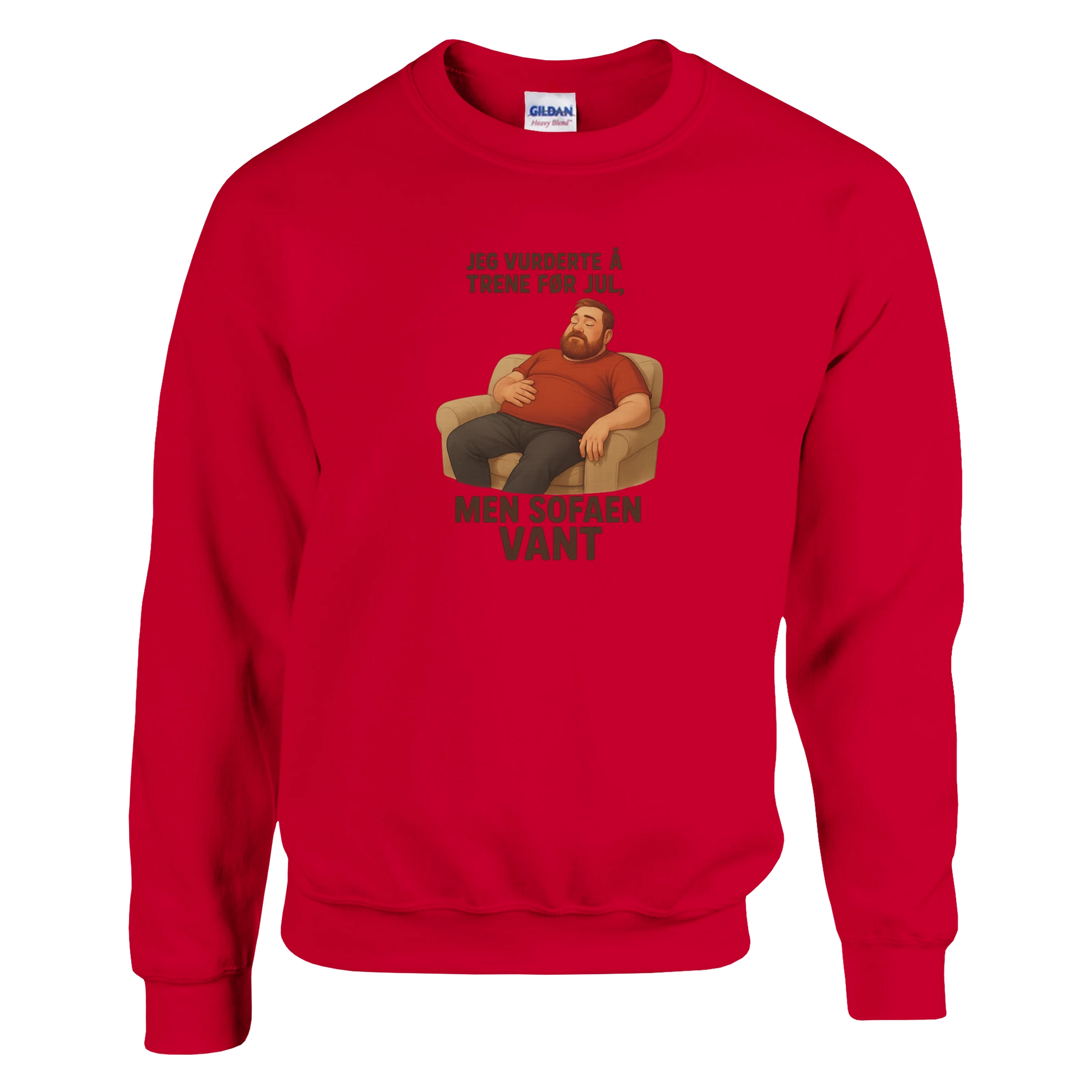 Sofaen vant -Morsom Tekstprint - Norsk design