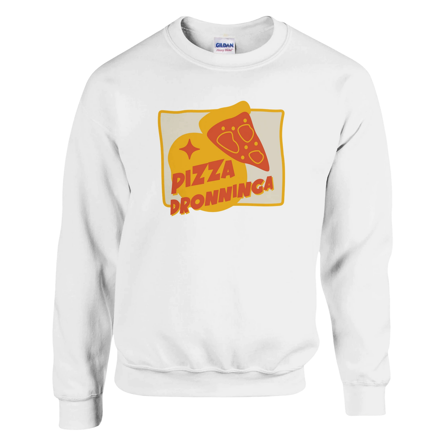 Pizza Dronninga -Morsom Tekstprint - Norsk design