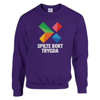 Spilte Bort Trygda -Morsom Tekstprint - Norsk design