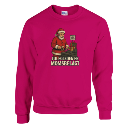 Julegleden er momsbelagt -Morsom Tekstprint - Norsk design