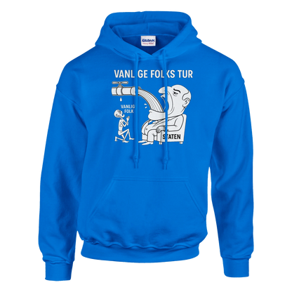 Vanlige Folks Tur -Morsom Tekstprint - Norsk design