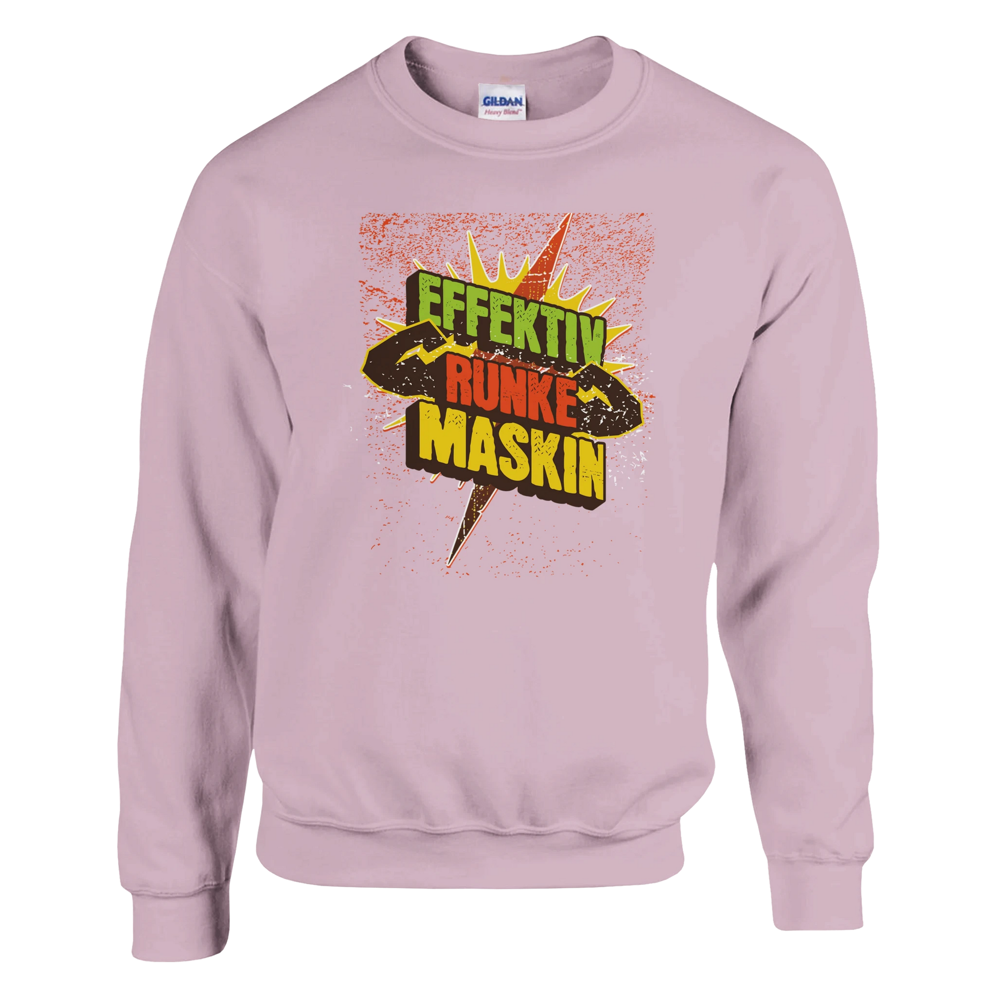 Effektiv Runke Maskin -Morsom Tekstprint - Norsk design