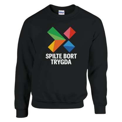 Spilte Bort Trygda -Morsom Tekstprint - Norsk design
