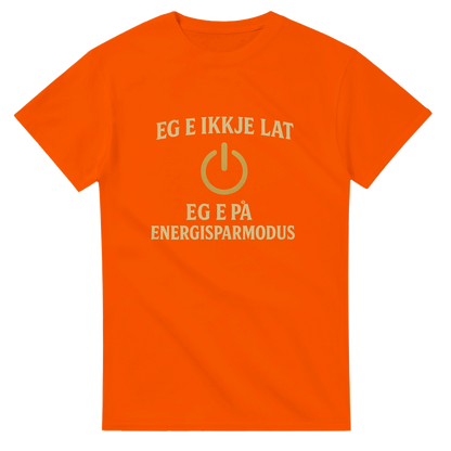 Eg e ikkje lat -Morsom Tekstprint - Norsk design
