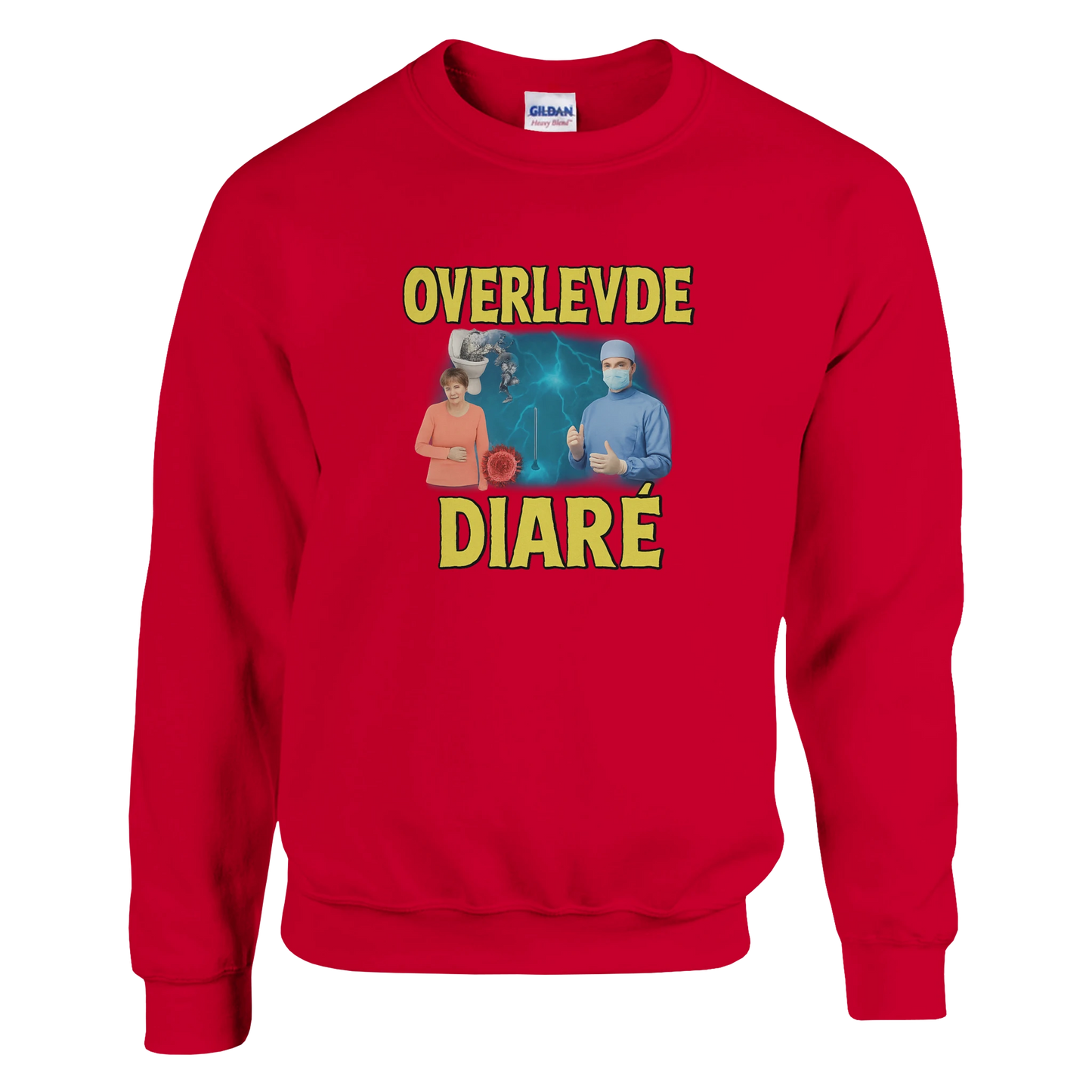 Overlevde Diare -Morsom Tekstprint - Norsk design