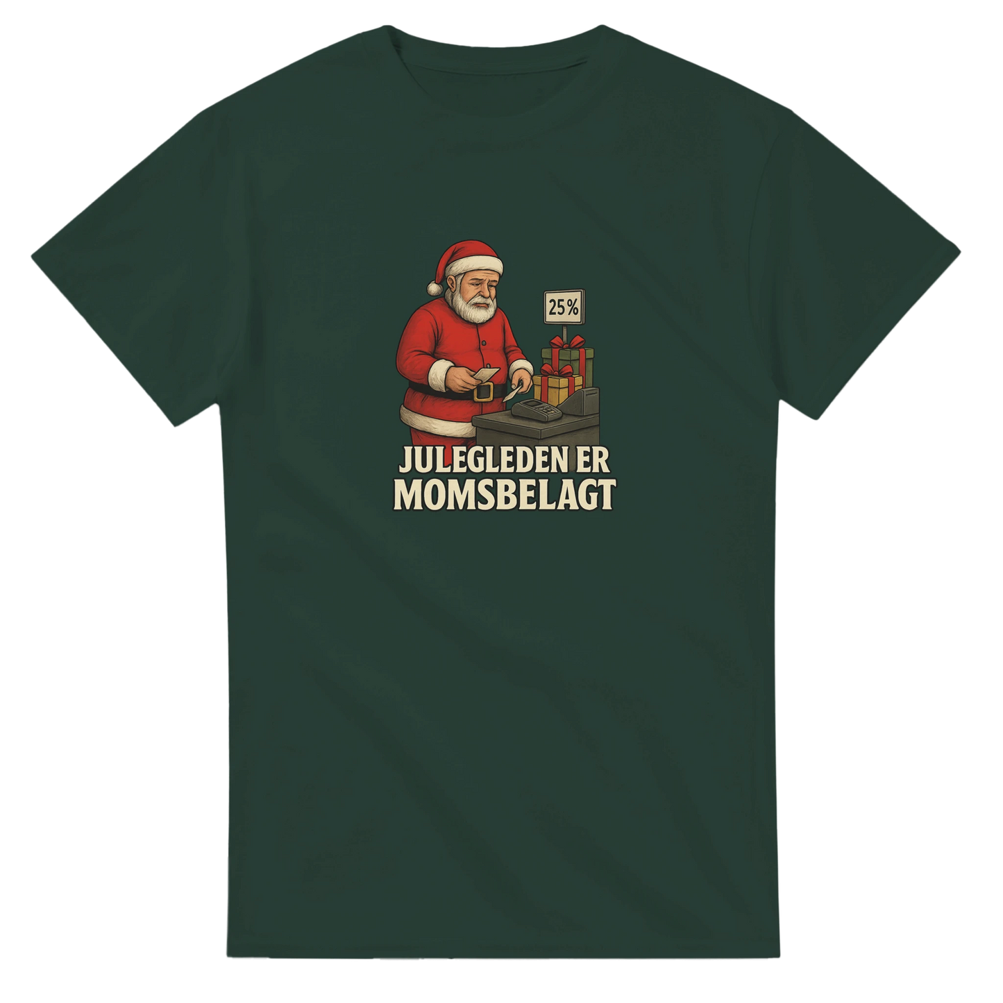 Julegleden er momsbelagt -Morsom Tekstprint - Norsk design