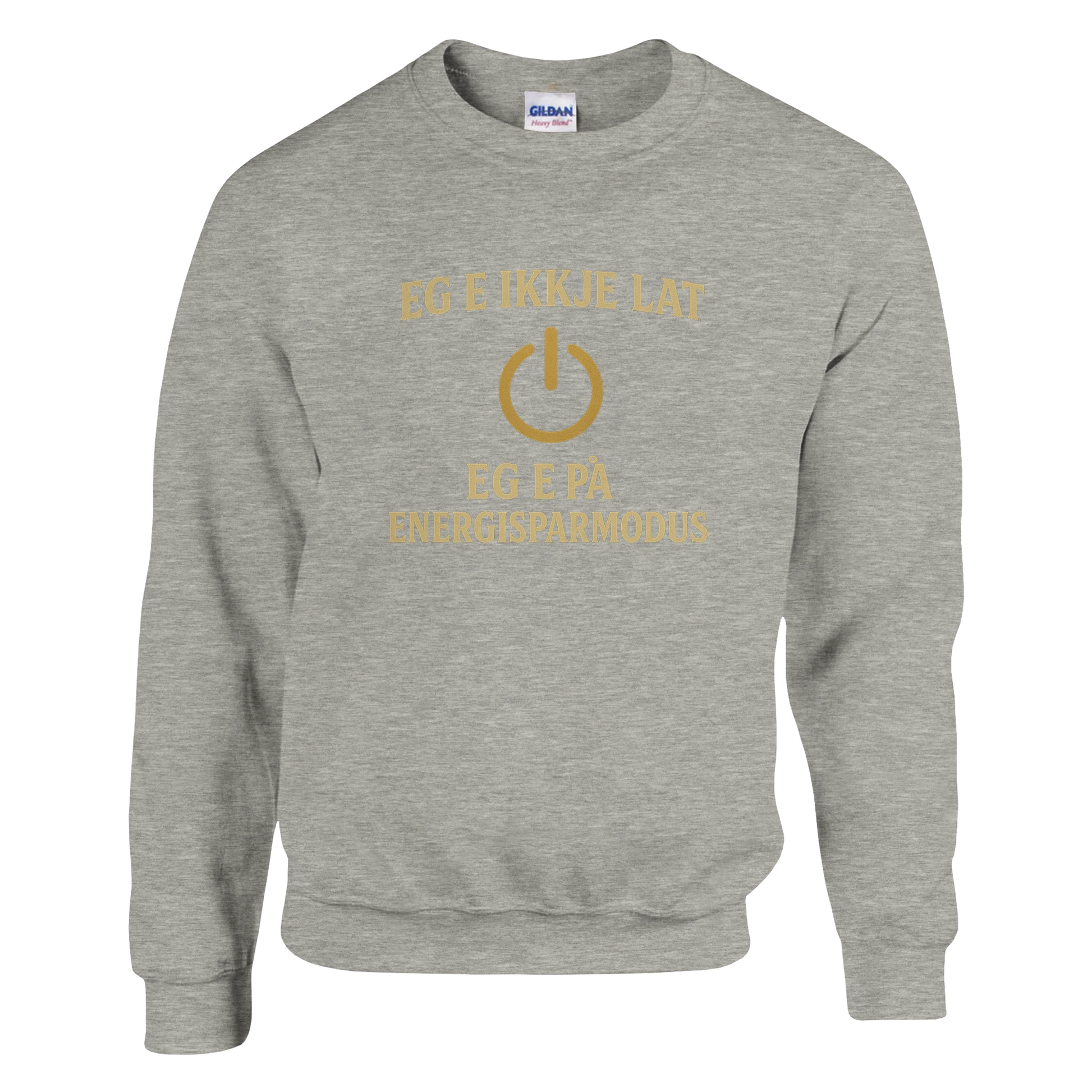 Eg e ikkje lat -Morsom Tekstprint - Norsk design