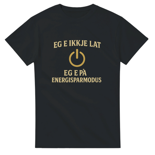 Eg e ikkje lat -Morsom Tekstprint - Norsk design