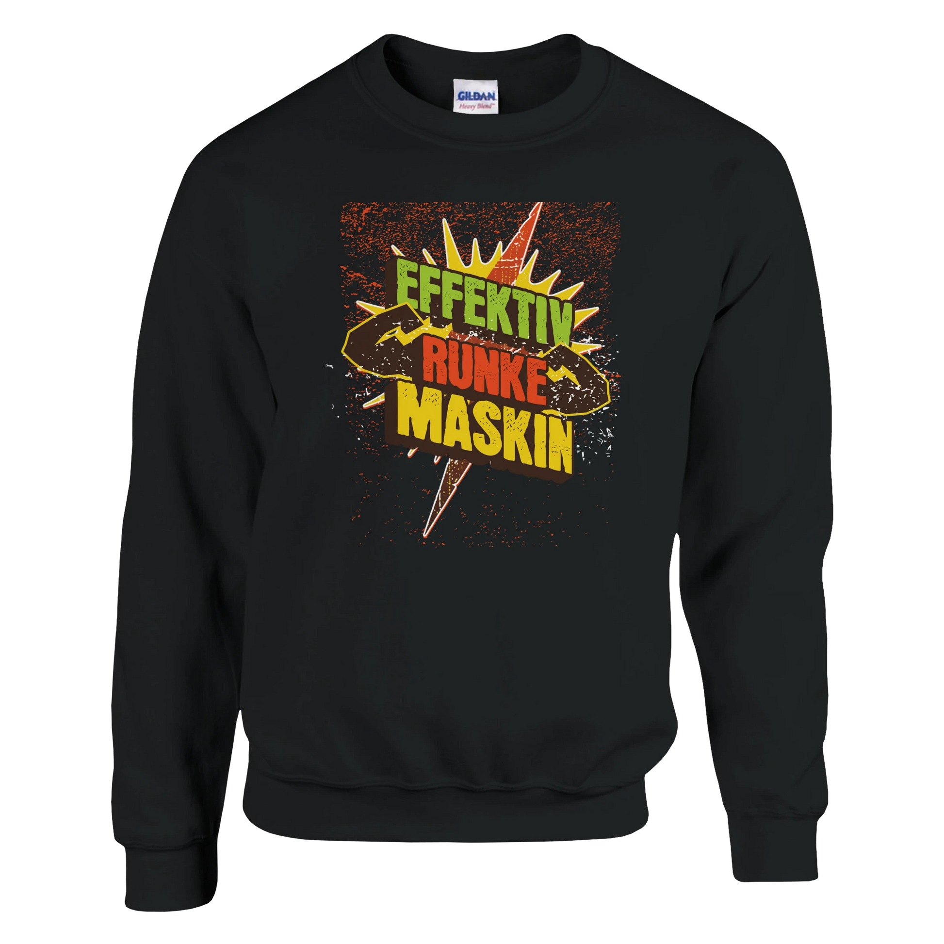 Effektiv Runke Maskin -Morsom Tekstprint - Norsk design