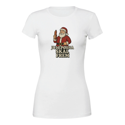 Julepølsa skal frem -Morsom Tekstprint - Norsk design