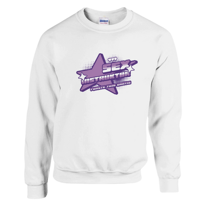 Sex Instruktør Første Time Gratis -Morsom Tekstprint - Norsk design