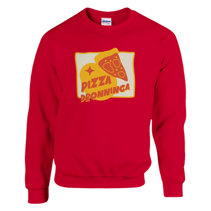 Pizza Dronninga -Morsom Tekstprint - Norsk design