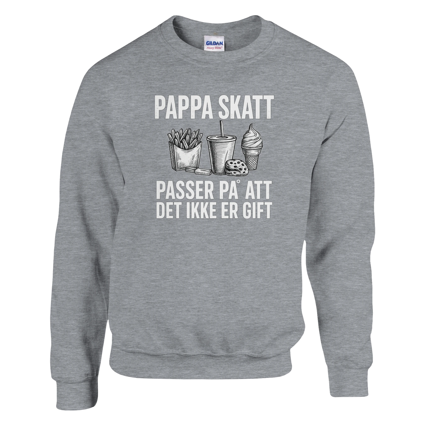 Pappa Skatt -Morsom Tekstprint - Norsk design