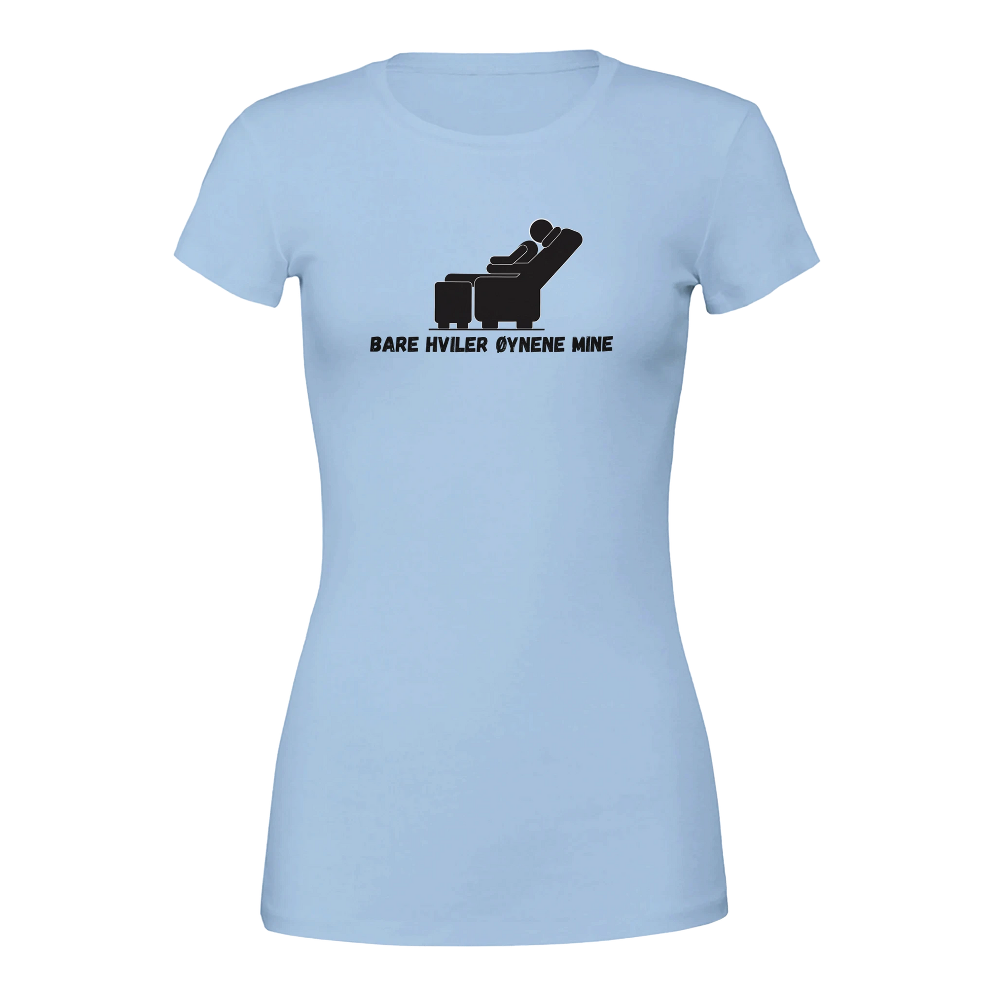 Bare Hviler Øynene Mine -Morsom Tekstprint - Norsk design