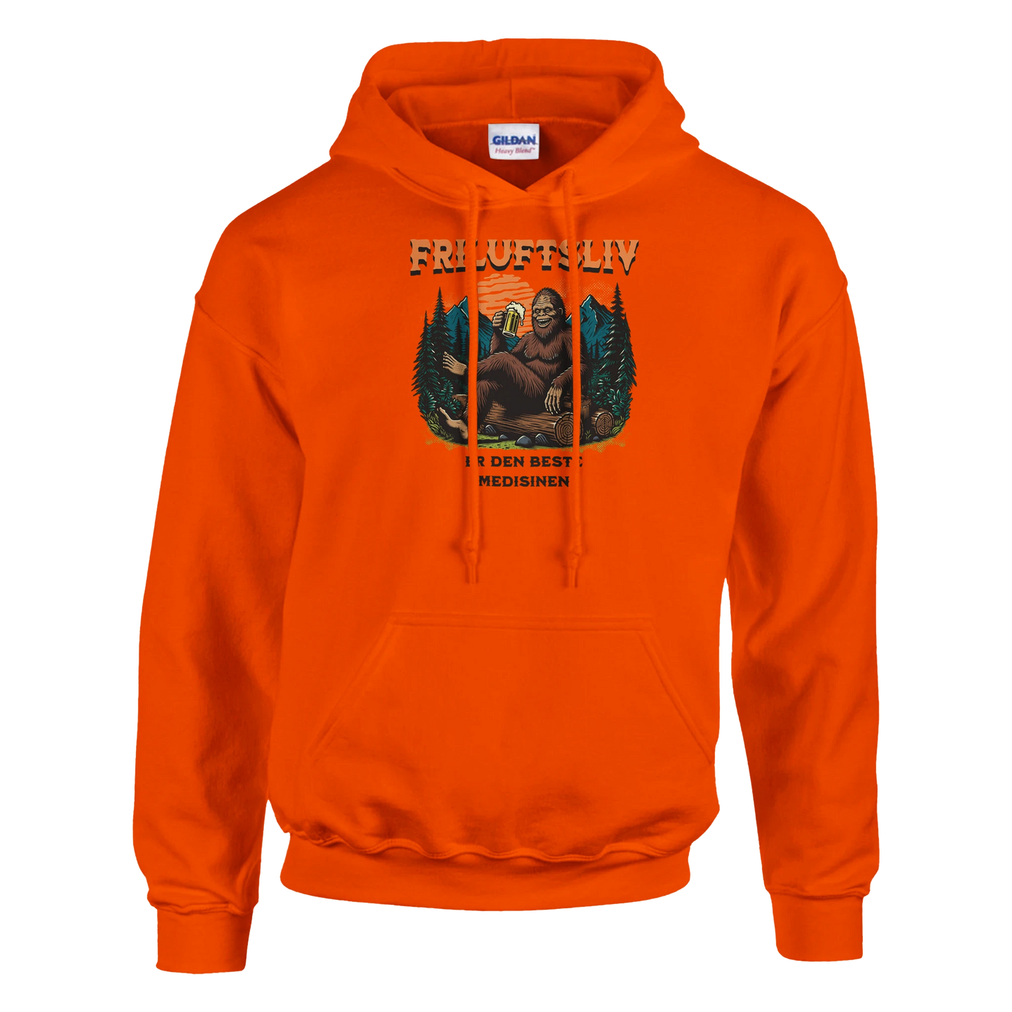 Friluftsliv er den beste medisinen -Morsom Tekstprint - Norsk design