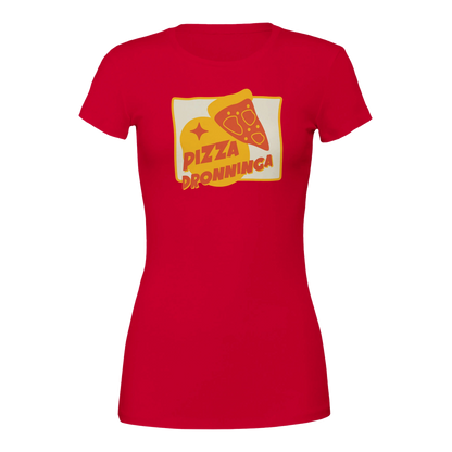 Pizza Dronninga -Morsom Tekstprint - Norsk design