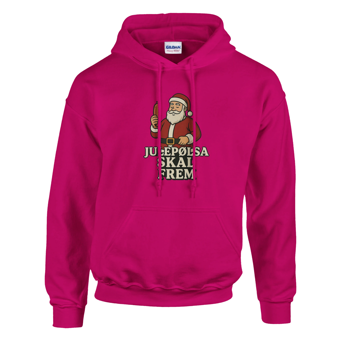 Julepølsa skal frem -Morsom Tekstprint - Norsk design