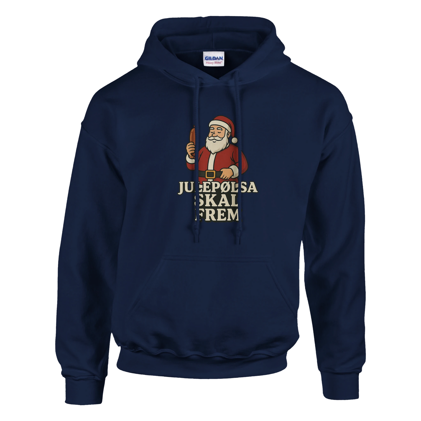 Julepølsa skal frem -Morsom Tekstprint - Norsk design