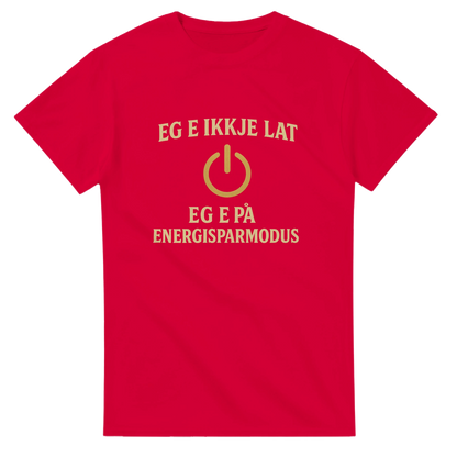 Eg e ikkje lat -Morsom Tekstprint - Norsk design