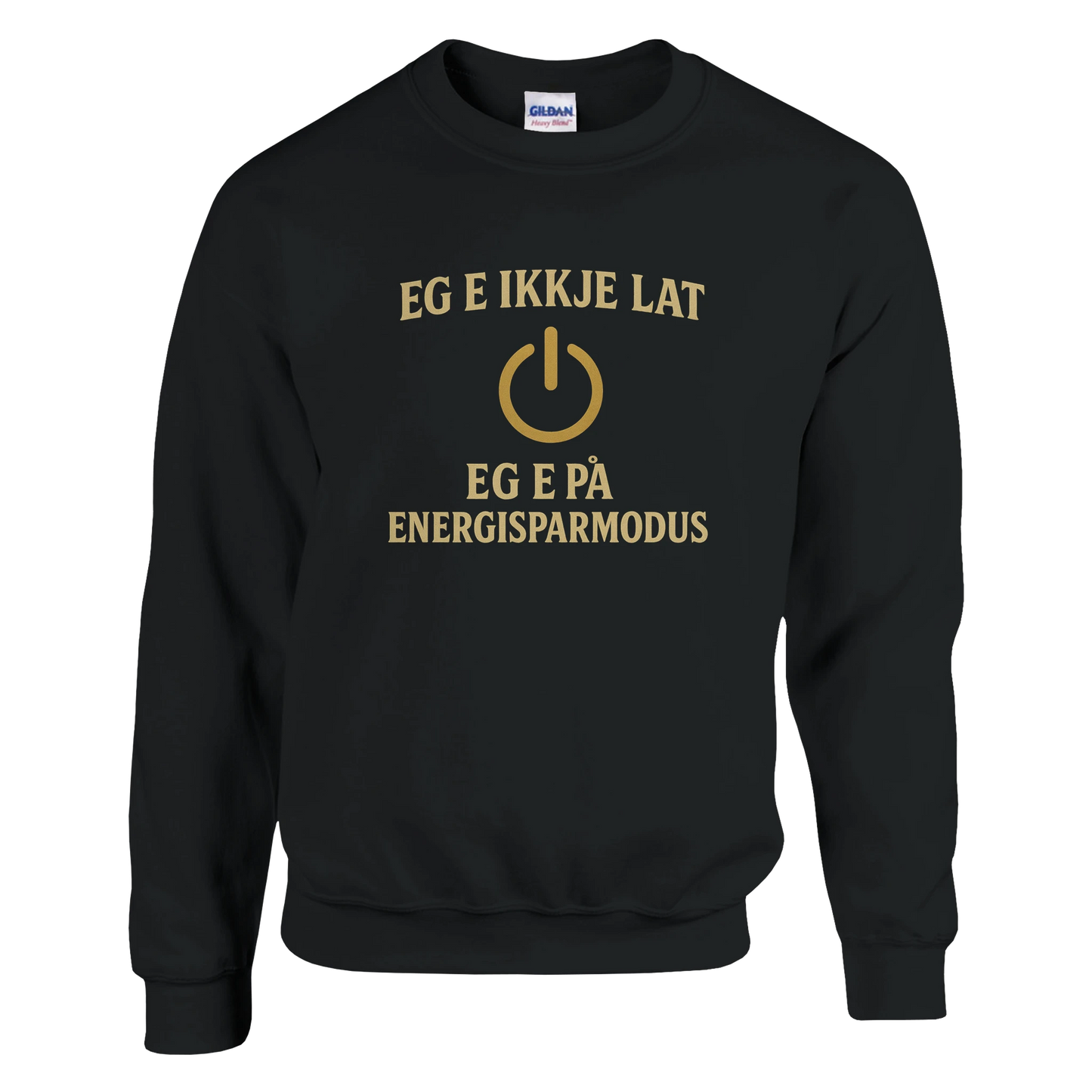 Eg e ikkje lat -Morsom Tekstprint - Norsk design