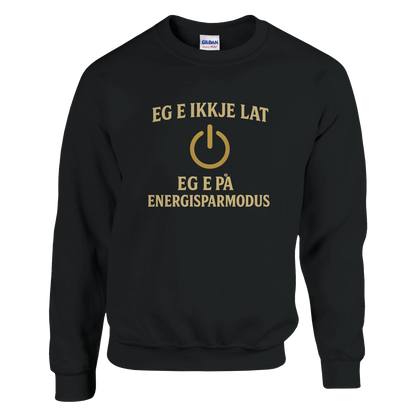 Eg e ikkje lat -Morsom Tekstprint - Norsk design