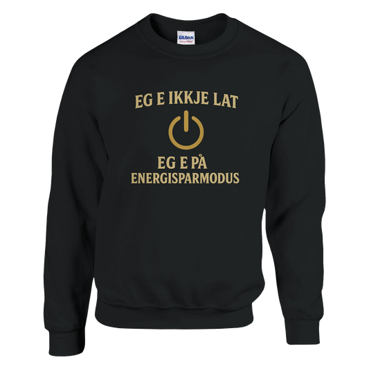 Eg e ikkje lat -Morsom Tekstprint - Norsk design