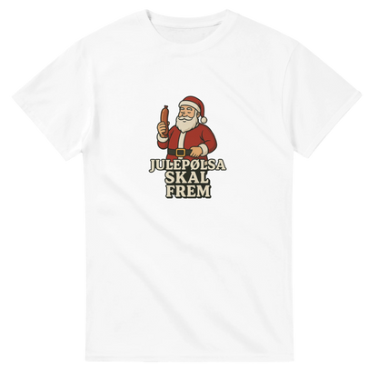 Julepølsa skal frem -Morsom Tekstprint - Norsk design