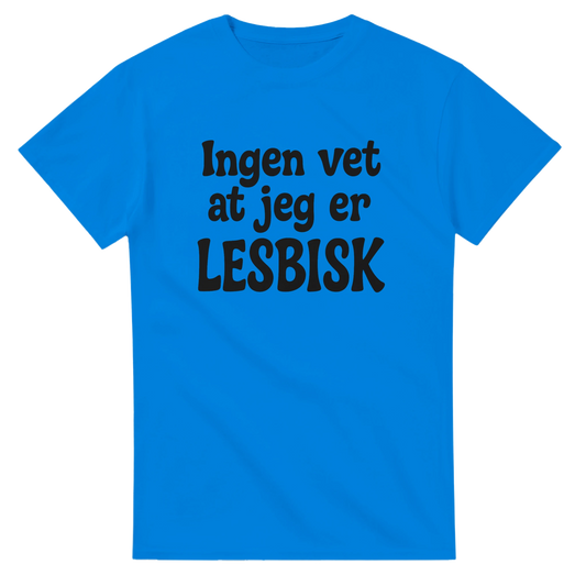 Ingen Vet At Jeg Er Lesbisk -Morsom Tekstprint - Norsk design
