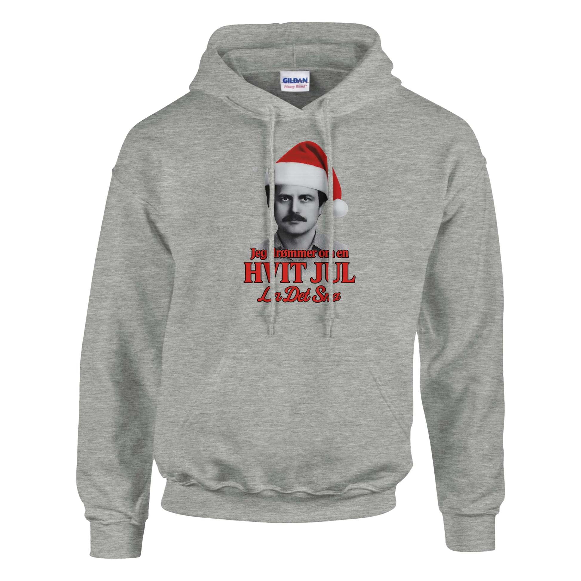 Jeg Drømmer Om En Hvit Jul -Morsom Tekstprint - Norsk design