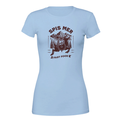 Spis Mer Fast Food -Morsom Tekstprint - Norsk design