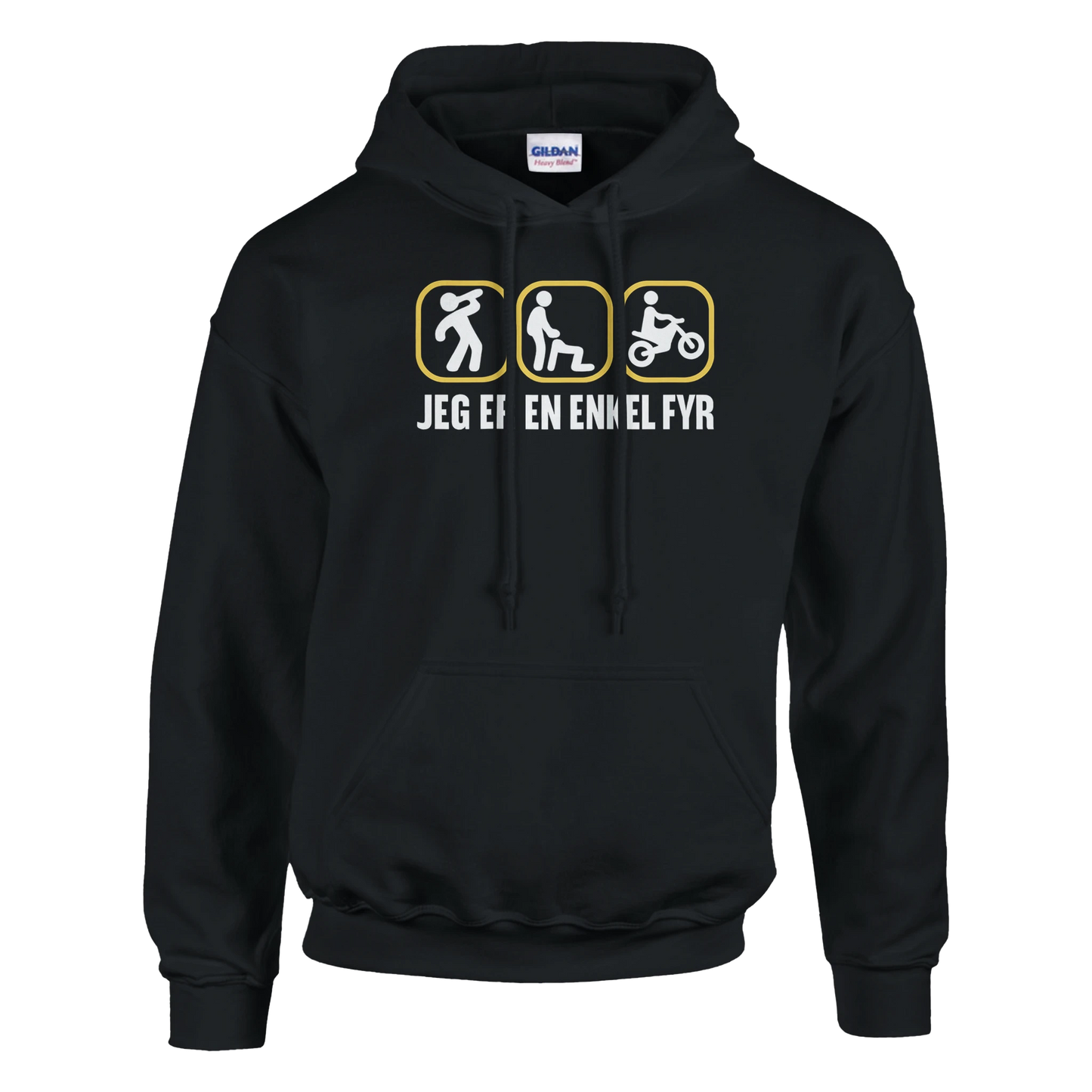 Jeg er en enkel fyr -Morsom Tekstprint - Norsk design