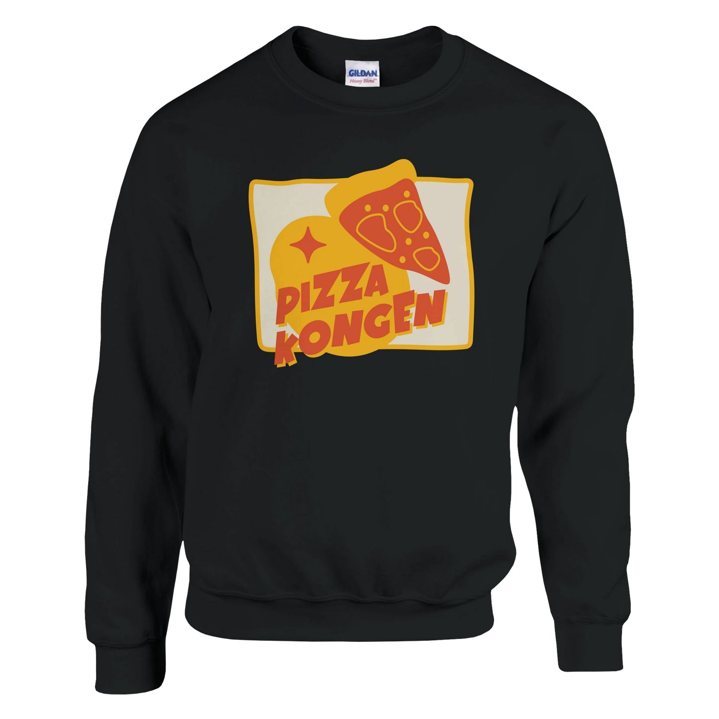 Pizza Kongen -Morsom Tekstprint - Norsk design