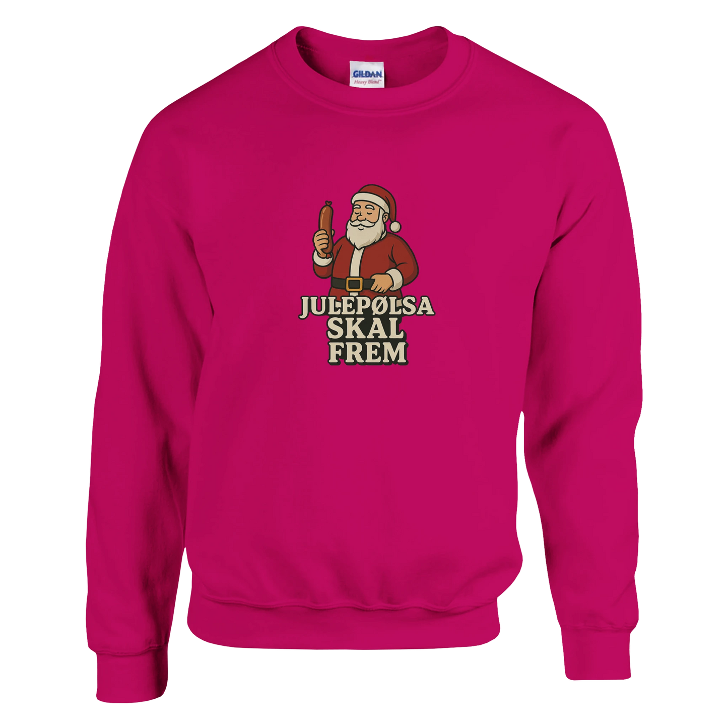 Julepølsa skal frem -Morsom Tekstprint - Norsk design