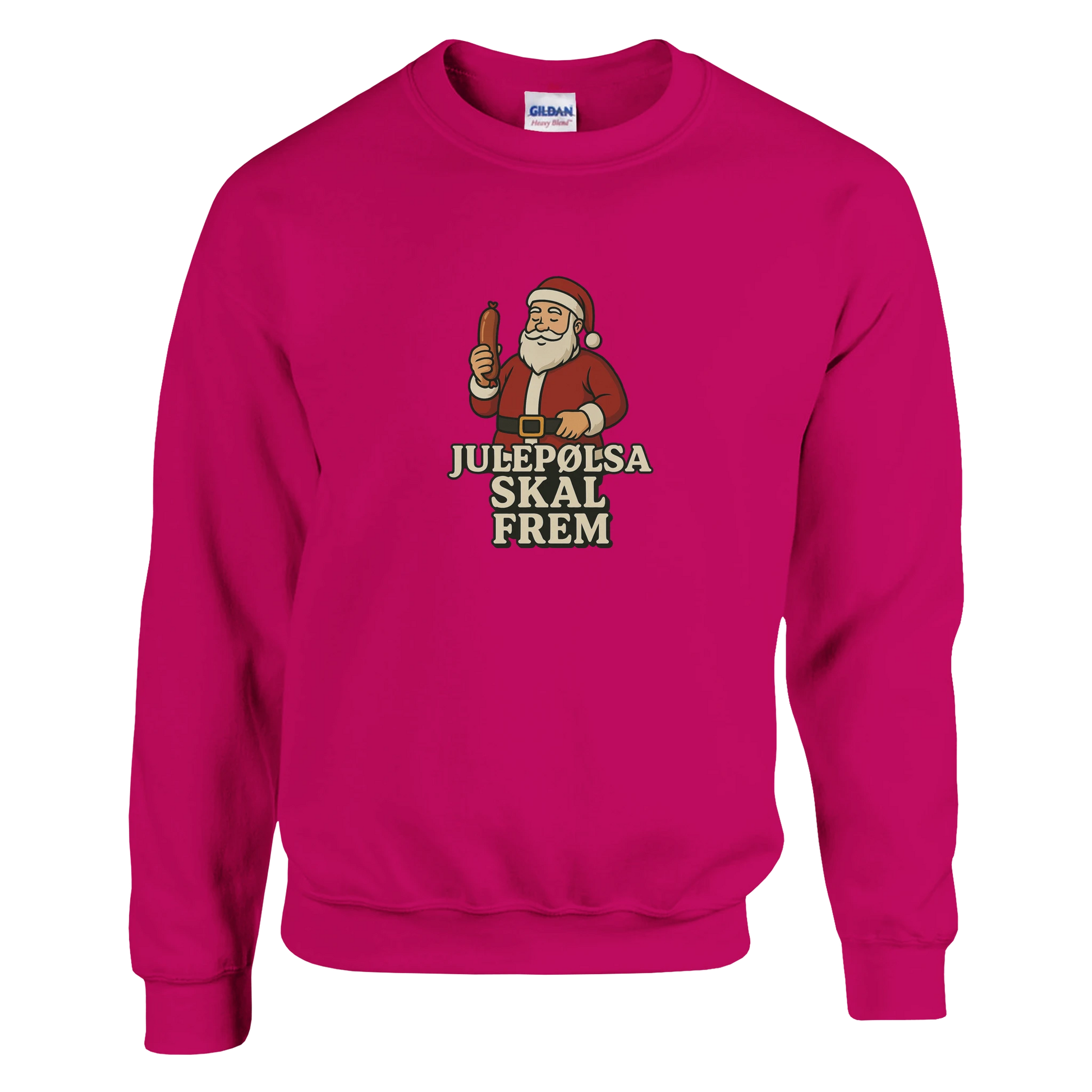 Julepølsa skal frem -Morsom Tekstprint - Norsk design