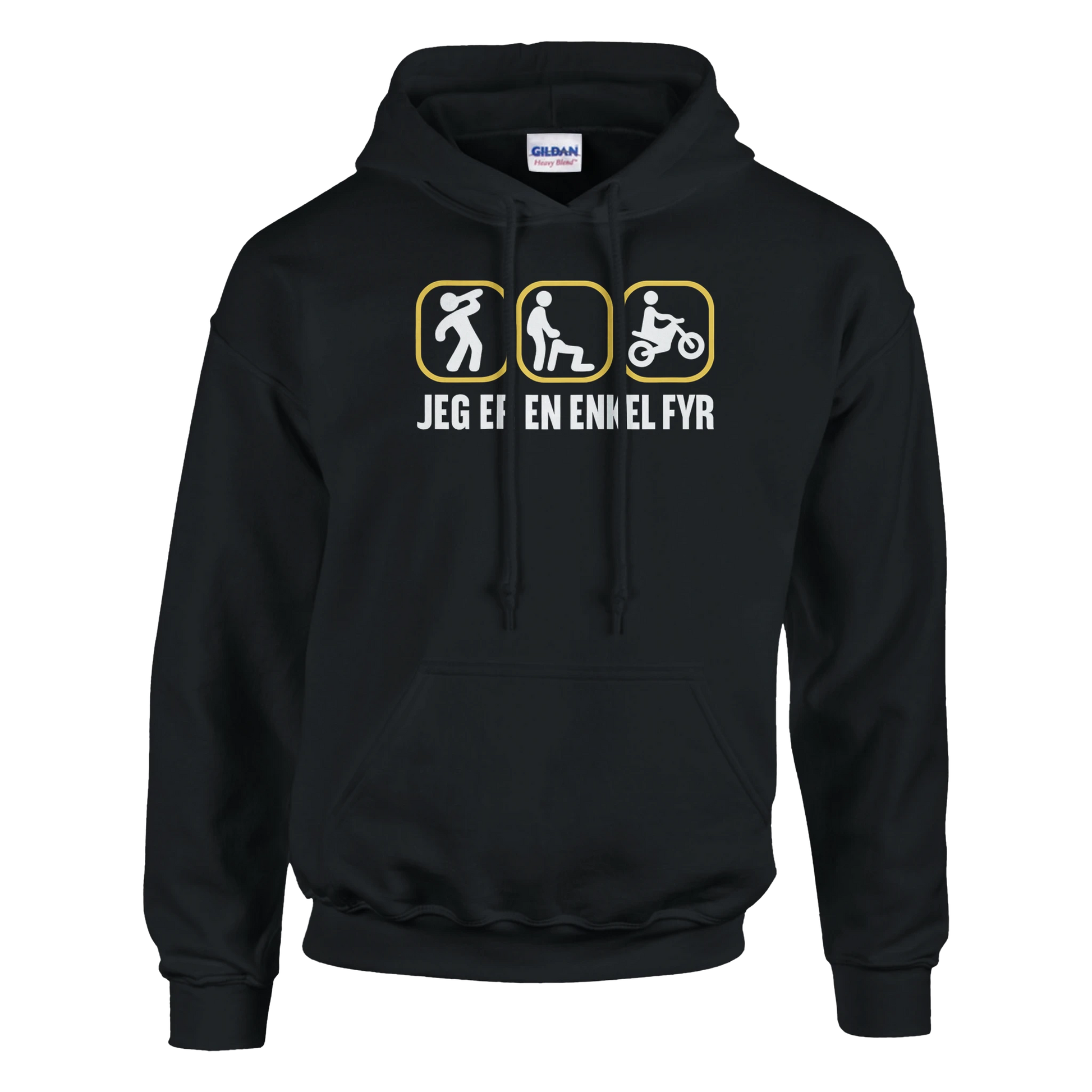 Jeg er en enkel fyr -Morsom Tekstprint - Norsk design