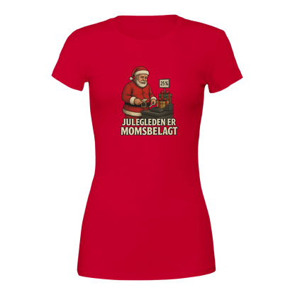 Julegleden er momsbelagt -Morsom Tekstprint - Norsk design