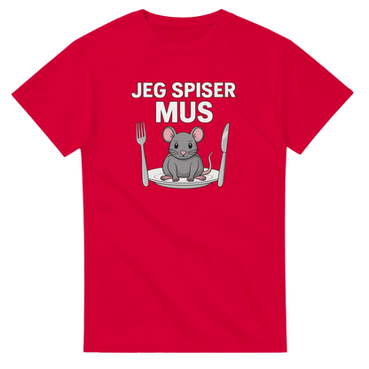 Jeg Spiser Mus -Morsom Tekstprint - Norsk design