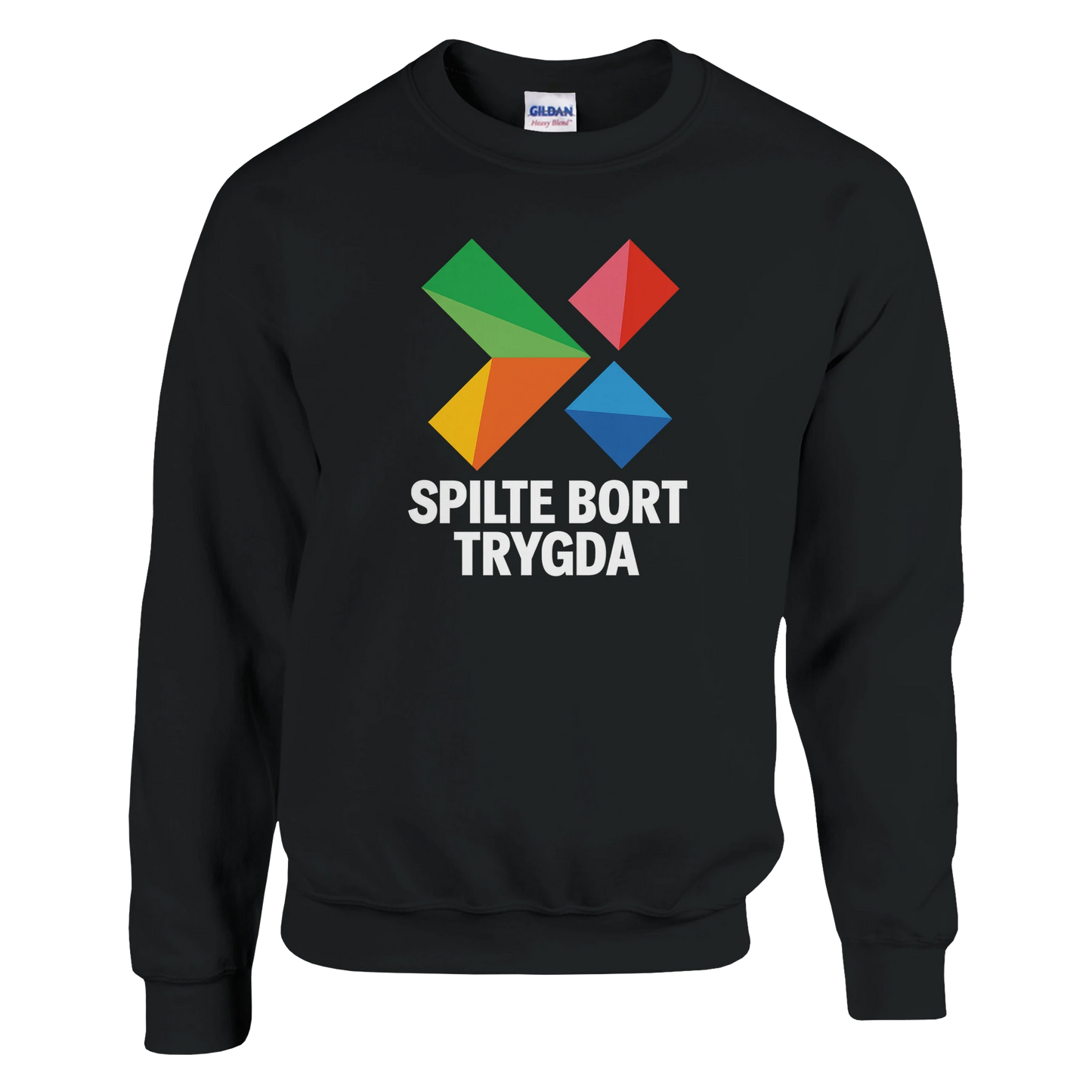 Spilte Bort Trygda -Morsom Tekstprint - Norsk design