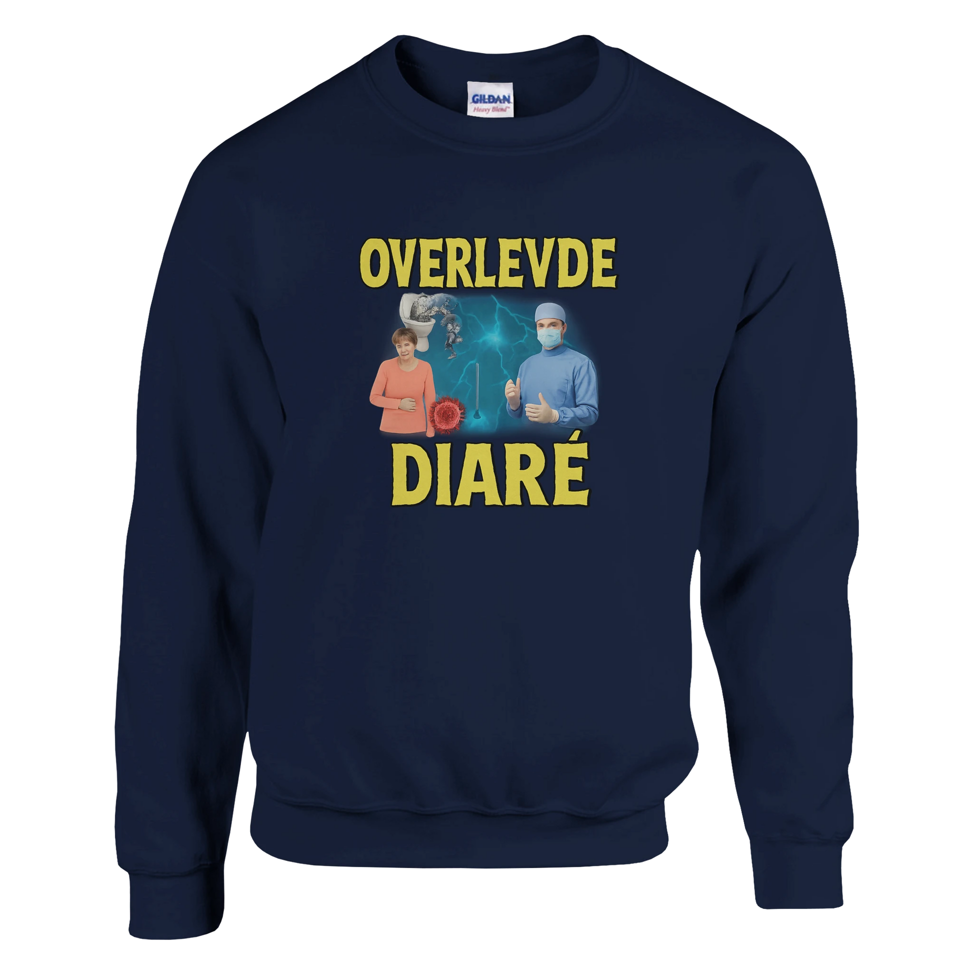 Overlevde Diare -Morsom Tekstprint - Norsk design