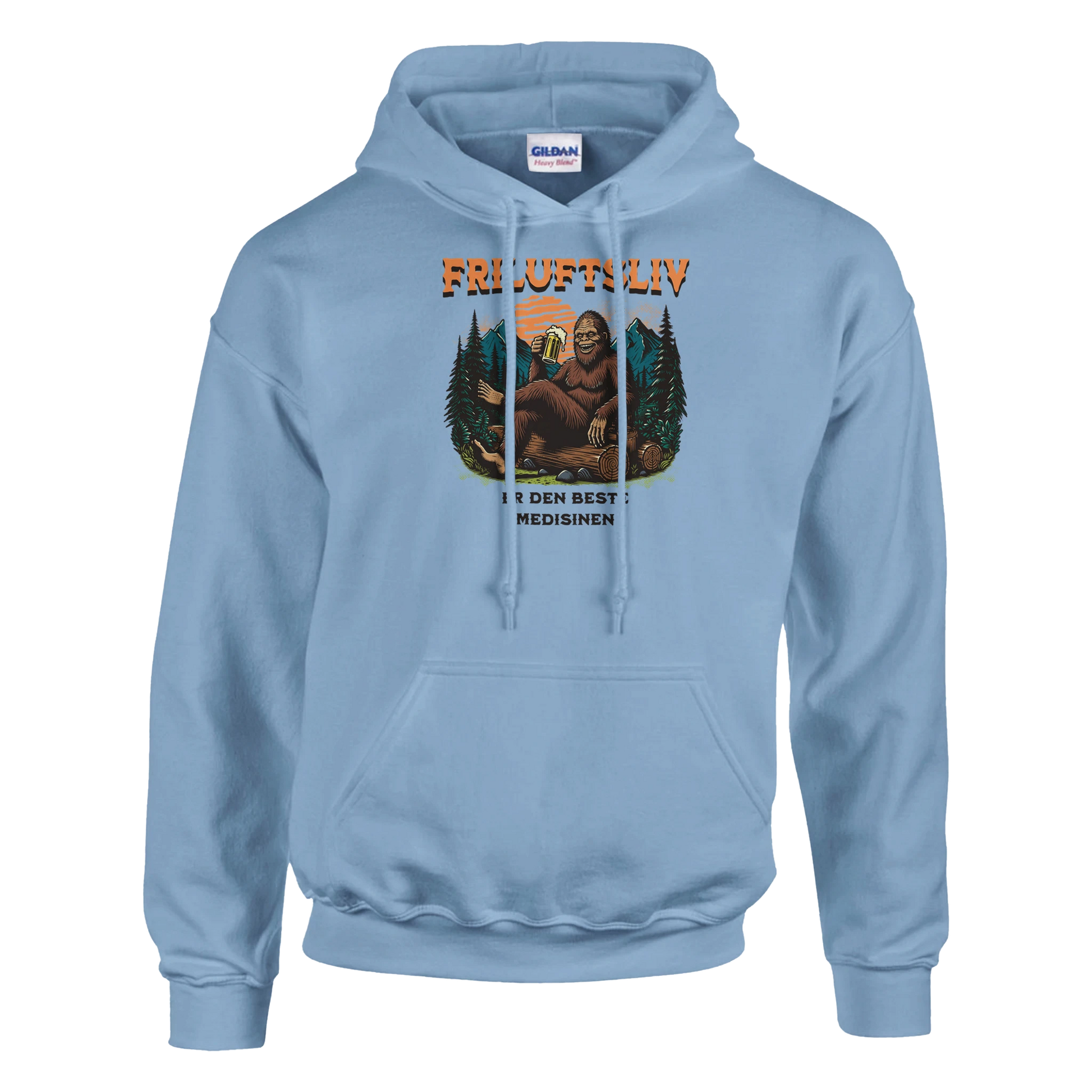 Friluftsliv er den beste medisinen -Morsom Tekstprint - Norsk design