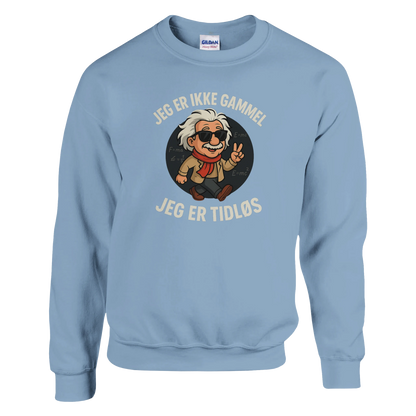 Jeg er tidløs -Morsom Tekstprint - Norsk design