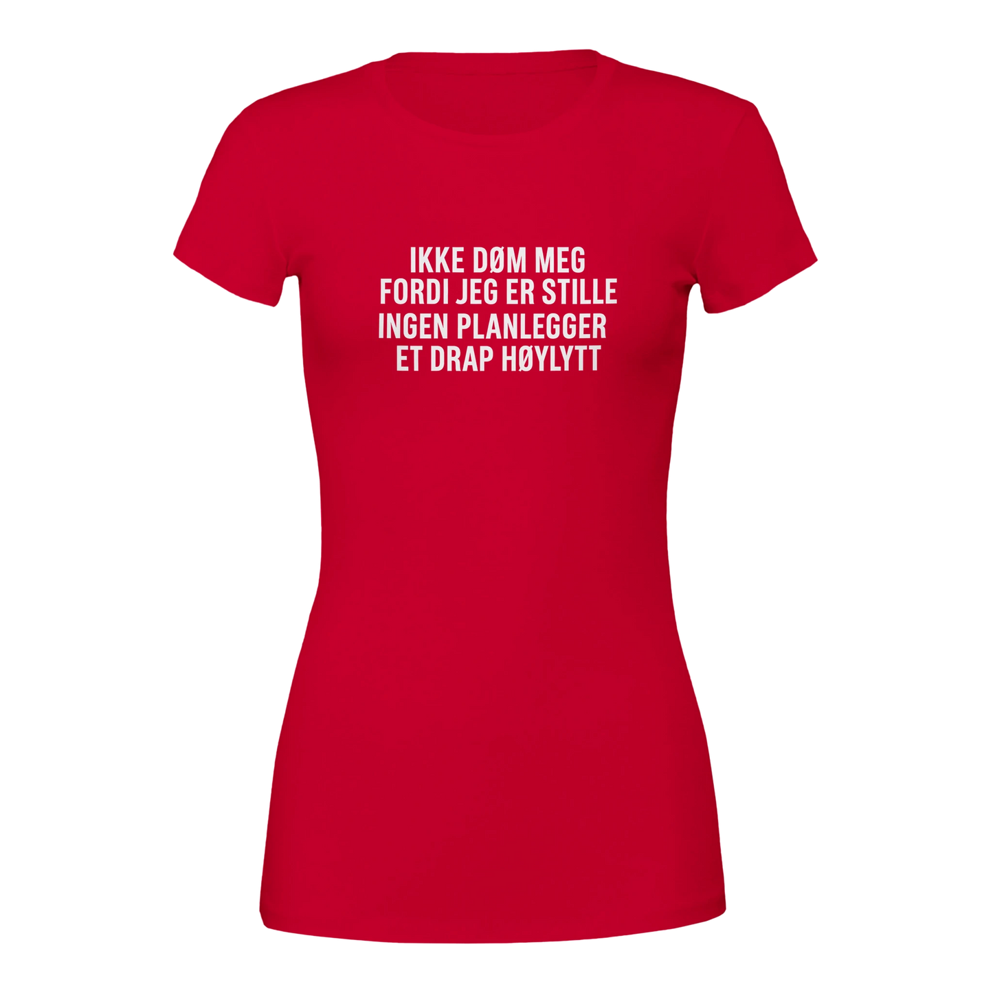 Ikke døm meg -Morsom Tekstprint - Norsk design