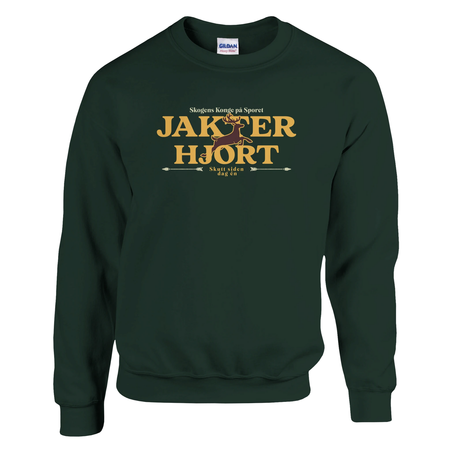 Jakter Hjort -Morsom Tekstprint - Norsk design