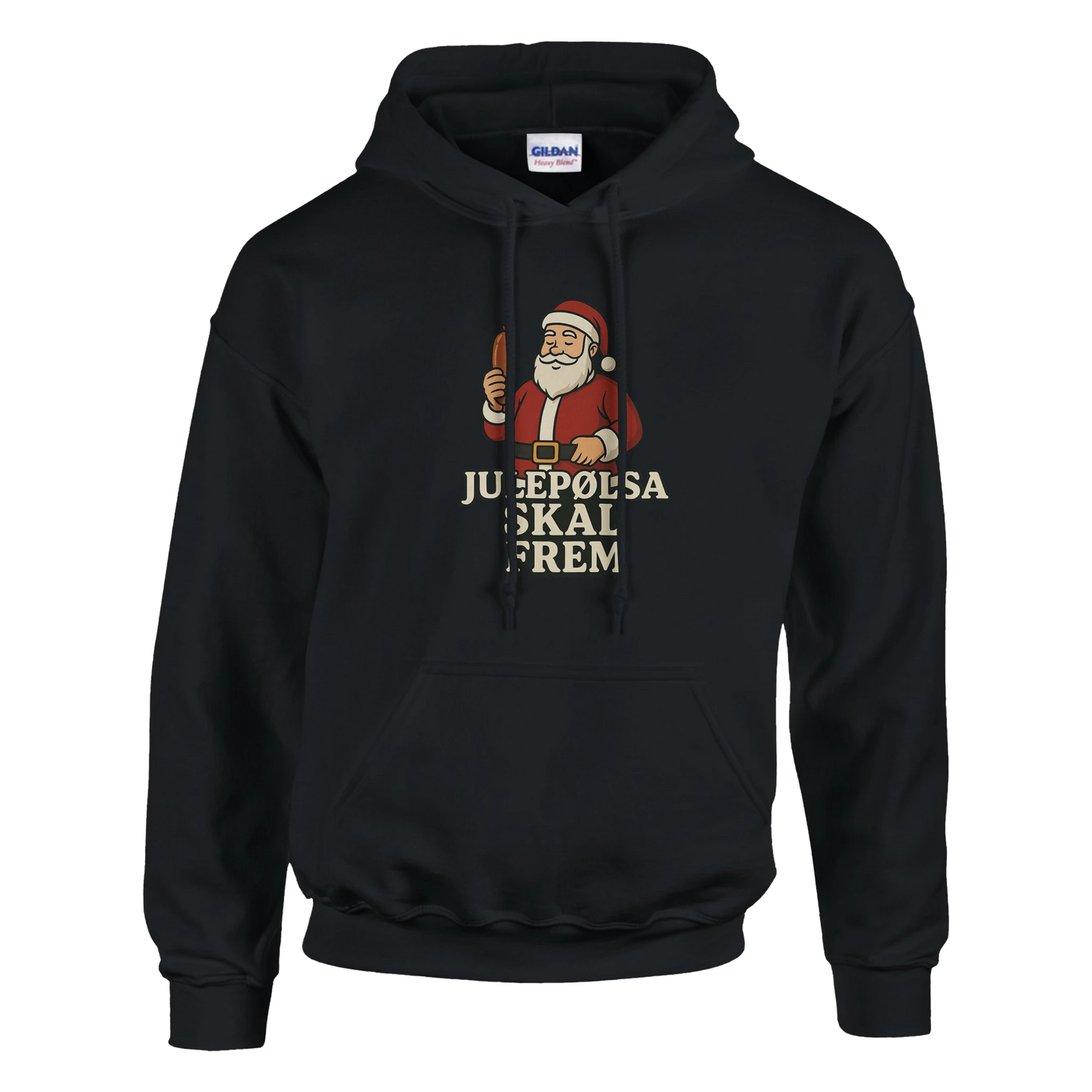 Julepølsa skal frem -Morsom Tekstprint - Norsk design