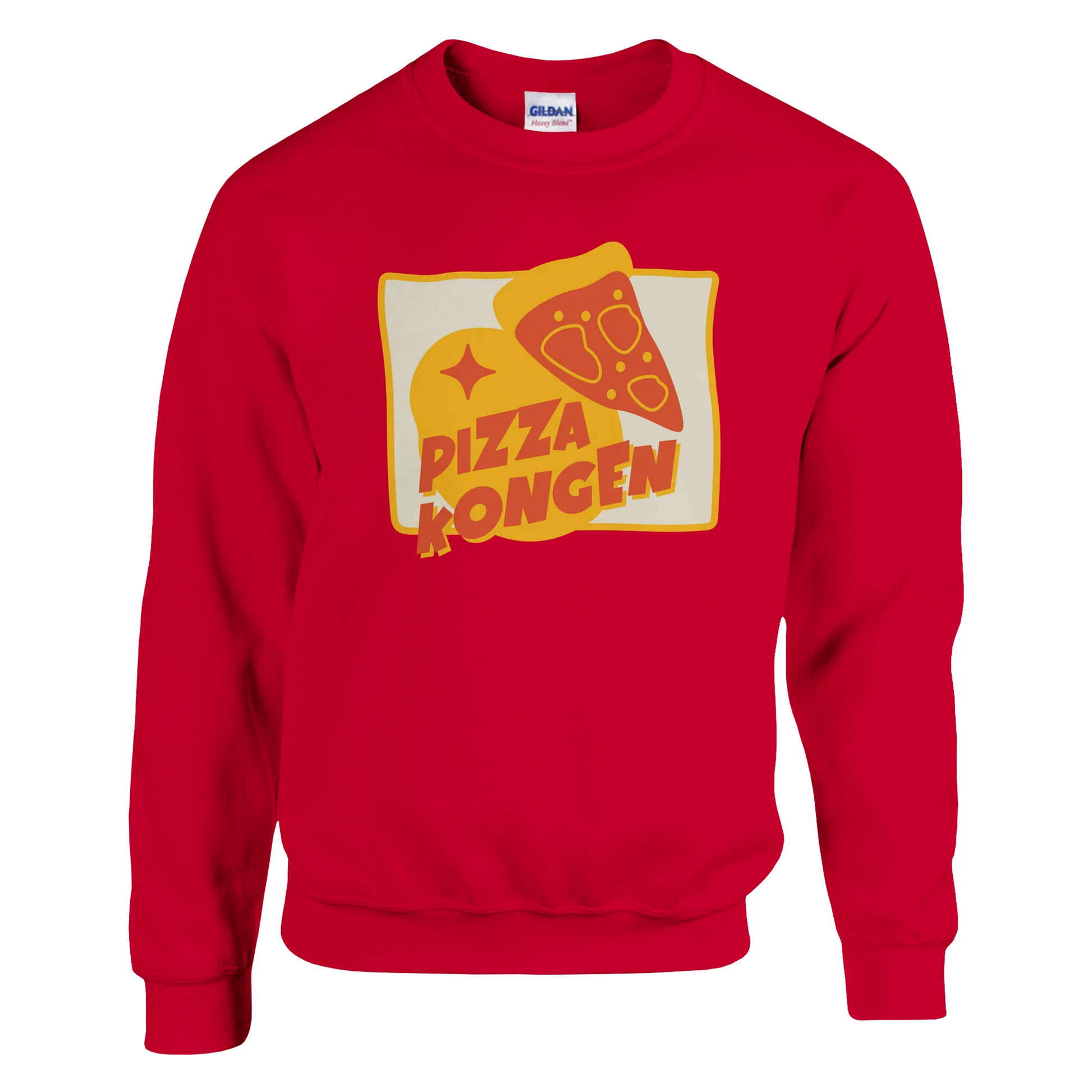 Pizza Kongen -Morsom Tekstprint - Norsk design