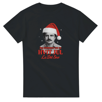 Jeg Drømmer Om En Hvit Jul -Morsom Tekstprint - Norsk design